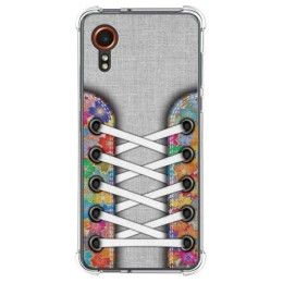 Funda Silicona Antigolpes para Samsung Galaxy Xcover 7 5G diseño Zapatillas 04 Dibujos