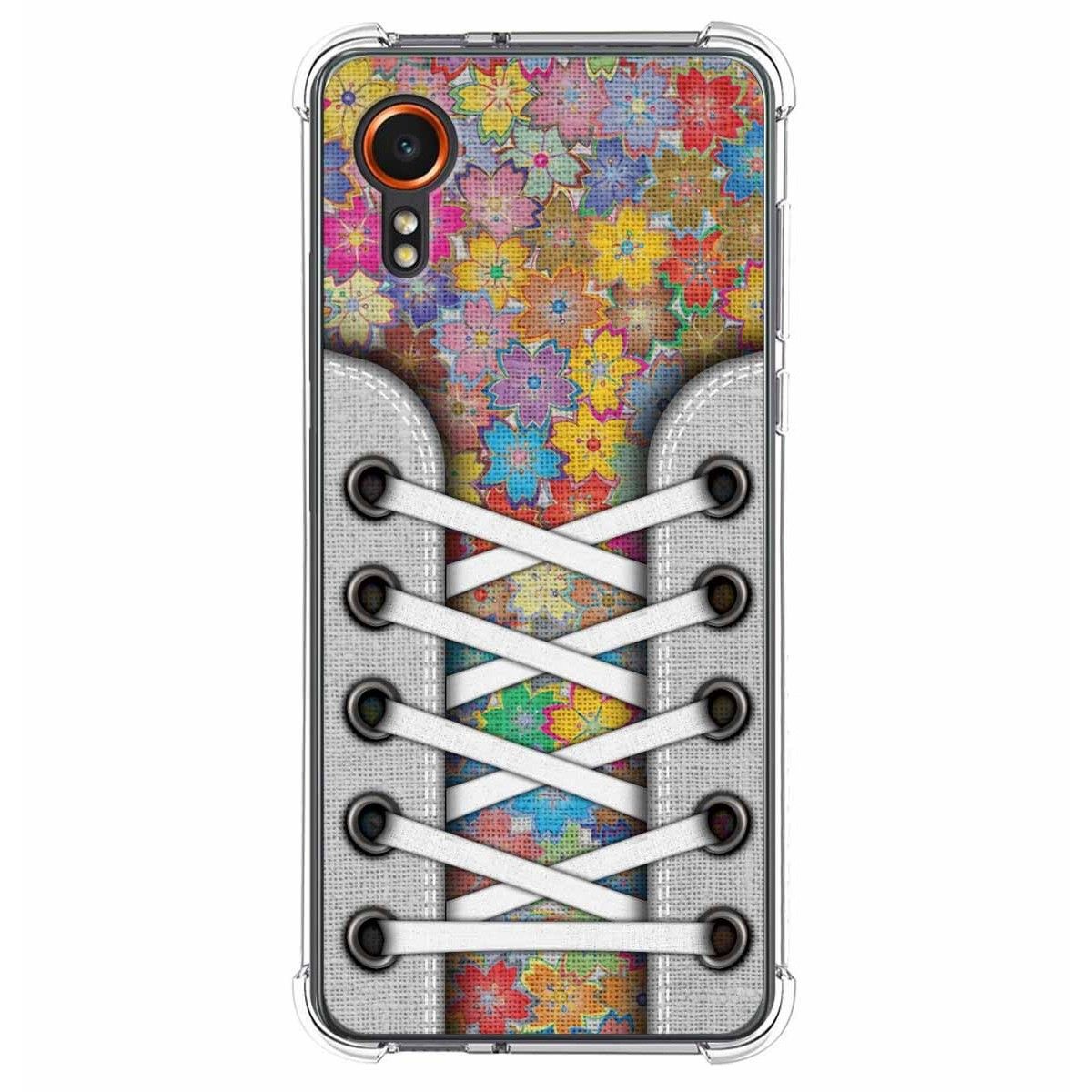 Funda Silicona Antigolpes para Samsung Galaxy Xcover 7 5G diseño Zapatillas 05 Dibujos