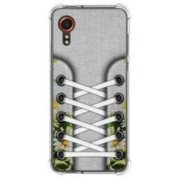 Funda Silicona Antigolpes para Samsung Galaxy Xcover 7 5G diseño Zapatillas 08 Dibujos
