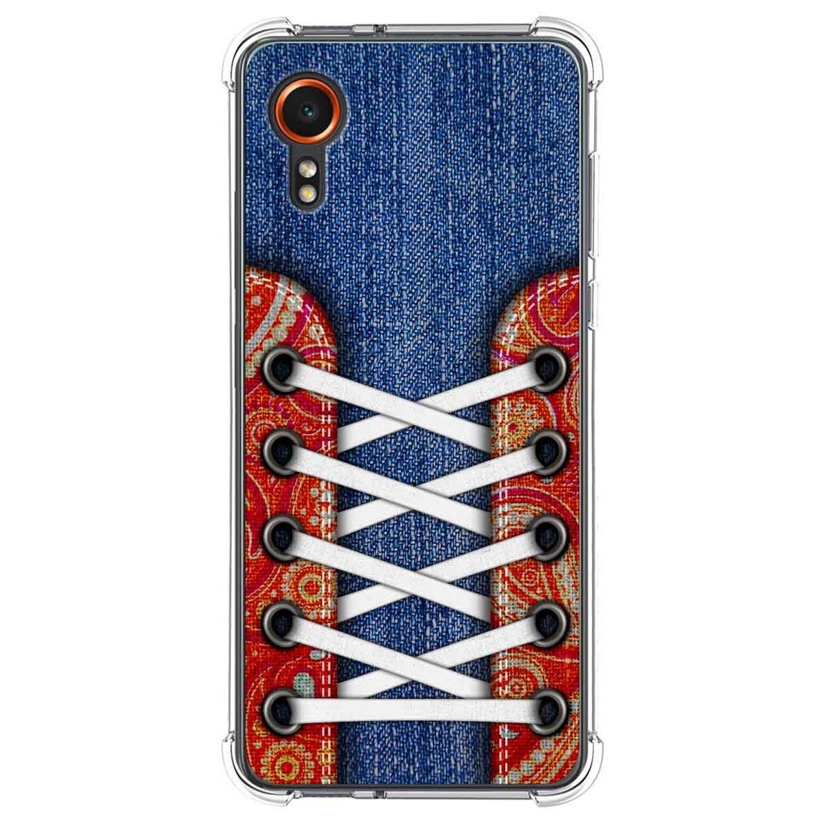 Funda Silicona Antigolpes para Samsung Galaxy Xcover 7 5G diseño Zapatillas 11 Dibujos