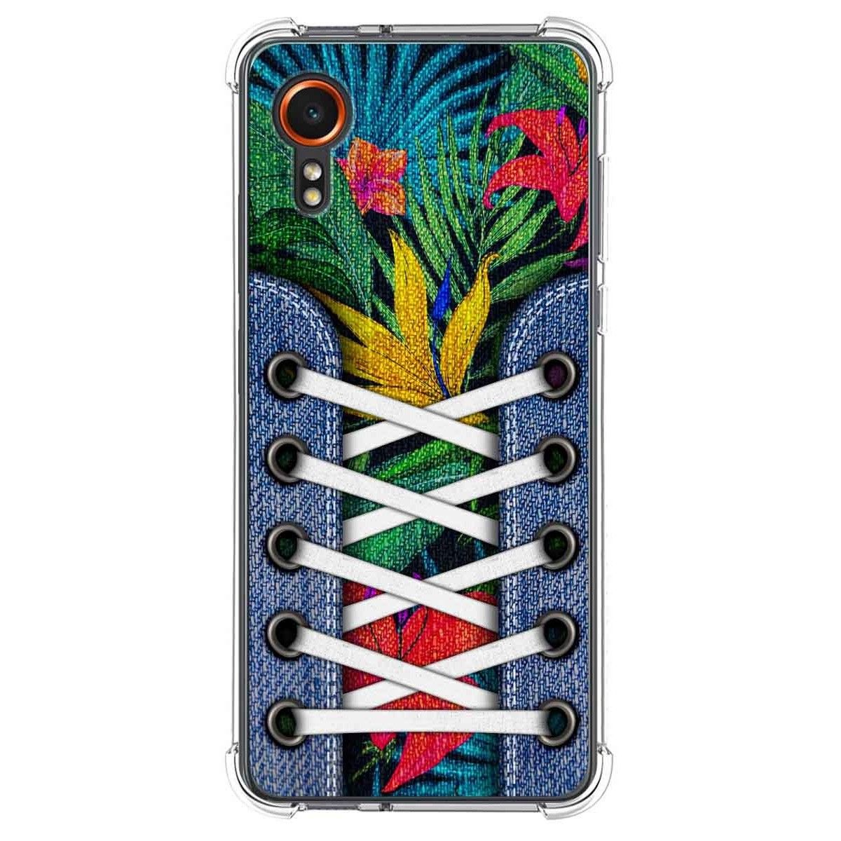 Funda Silicona Antigolpes para Samsung Galaxy Xcover 7 5G diseño Zapatillas 12 Dibujos