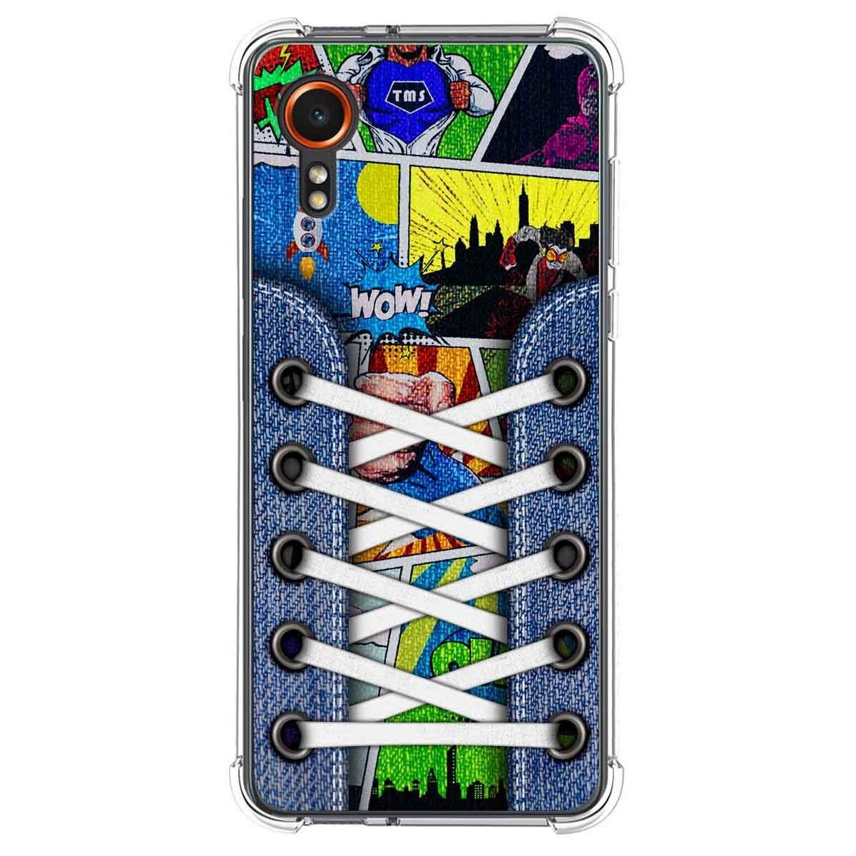 Funda Silicona Antigolpes para Samsung Galaxy Xcover 7 5G diseño Zapatillas 14 Dibujos
