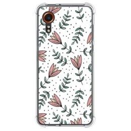 Funda Silicona Antigolpes para Samsung Galaxy Xcover 7 5G diseño Flores 01 Dibujos