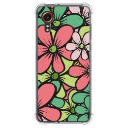 Funda Silicona Antigolpes para Samsung Galaxy Xcover 7 5G diseño Flores 02 Dibujos