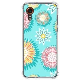 Funda Silicona Antigolpes para Samsung Galaxy Xcover 7 5G diseño Flores 05 Dibujos