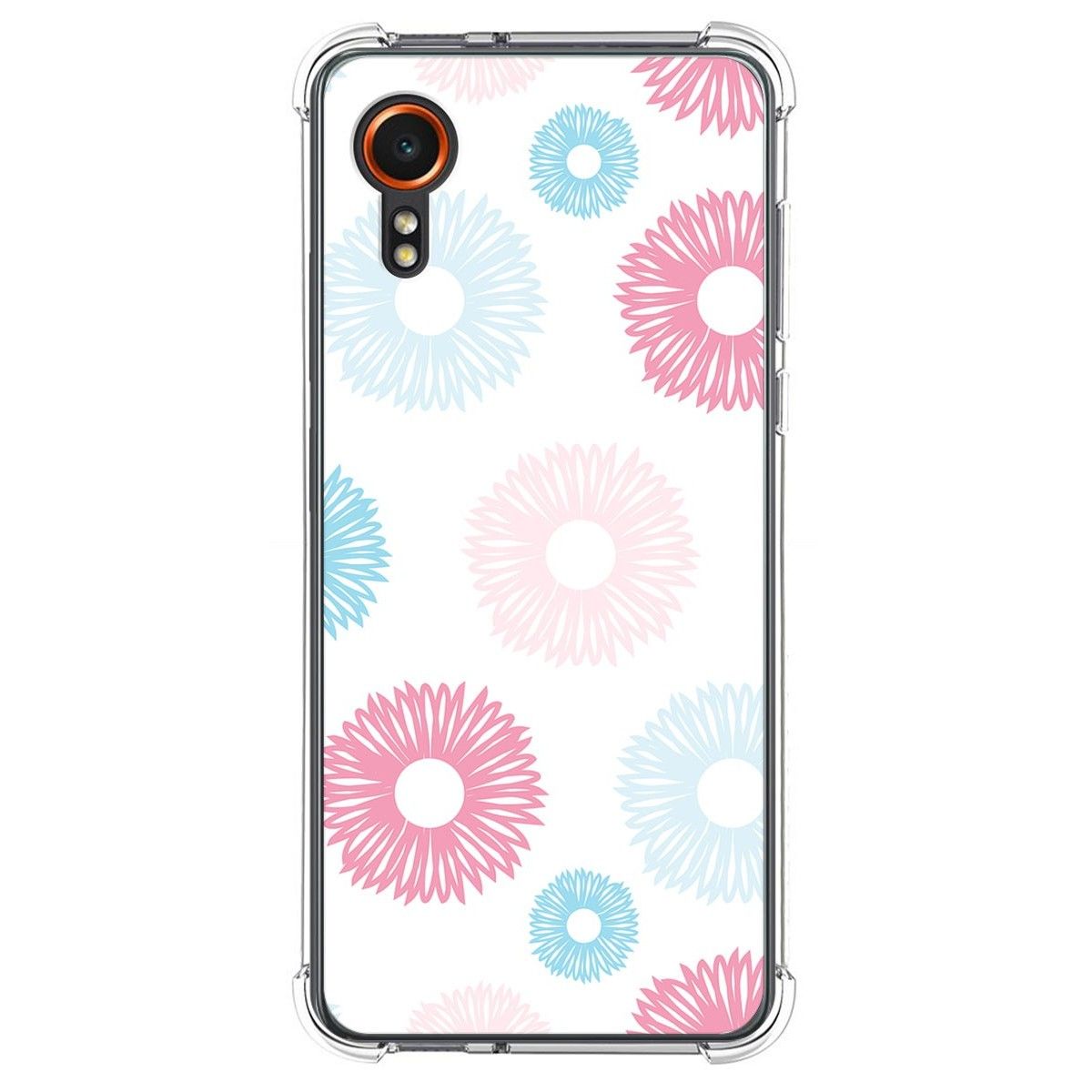 Funda Silicona Antigolpes para Samsung Galaxy Xcover 7 5G diseño Flores 06 Dibujos