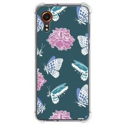 Funda Silicona Antigolpes para Samsung Galaxy Xcover 7 5G diseño Flores 10 Dibujos