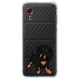 Funda Silicona Antigolpes para Samsung Galaxy Xcover 7 5G diseño Perros 04 Dibujos