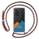 Personaliza tu Funda Colgante Transparente para Huawei Honor 200 Lite 5G con Cordon Rosa / Dorado Dibujo Personalizada