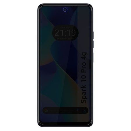 Protector Pantalla Hidrogel Privacidad Antiespías para TECNO SPARK 10 Pro