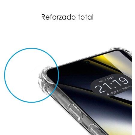 Funda Silicona Antigolpes Transparente para Xiaomi Poco F6 5G