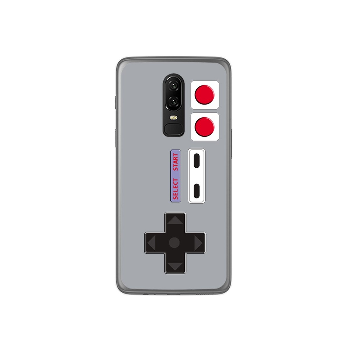 Funda Gel Tpu para Oneplus 6 Diseño Consola Dibujos