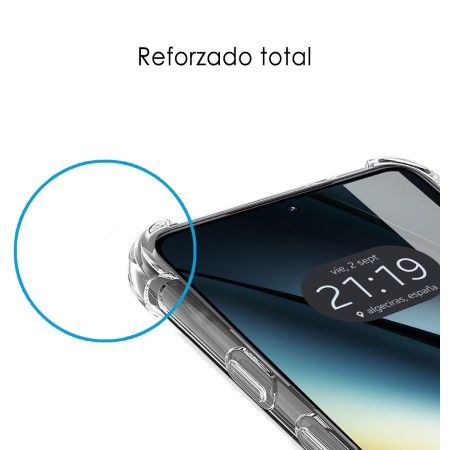 Funda Silicona Antigolpes Transparente para Xiaomi Poco F6 Pro 5G
