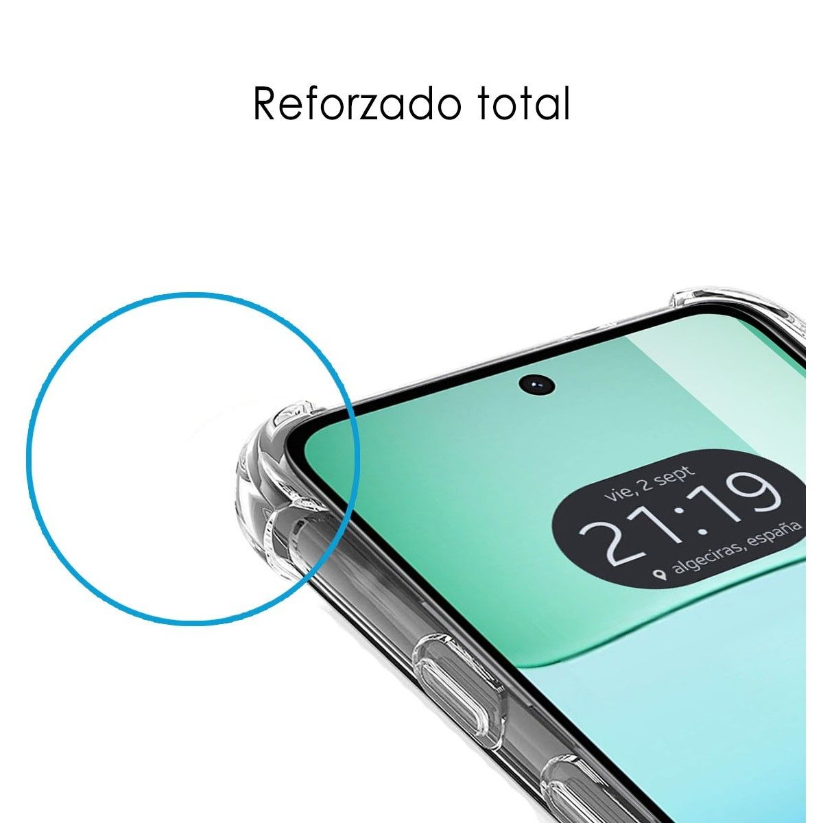 Funda Silicona Antigolpes Transparente para Xiaomi Poco M6 4G