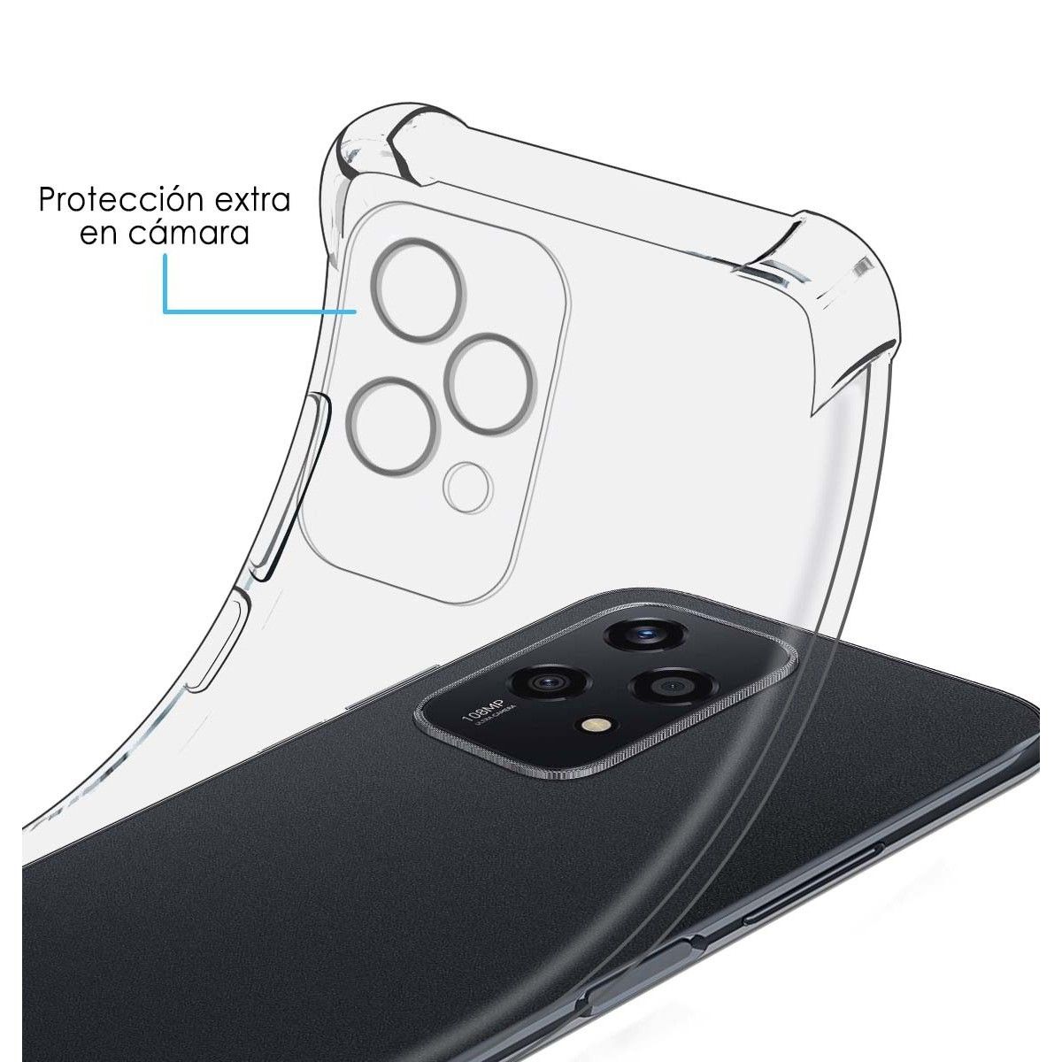 Funda Silicona Antigolpes Transparente para Huawei Honor 200 Lite 5G