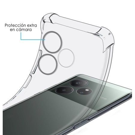 Funda Silicona Antigolpes Transparente para Realme GT 6 / GT 6T 5G