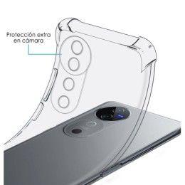 Funda Silicona Antigolpes Transparente para Vivo V40 5G 2