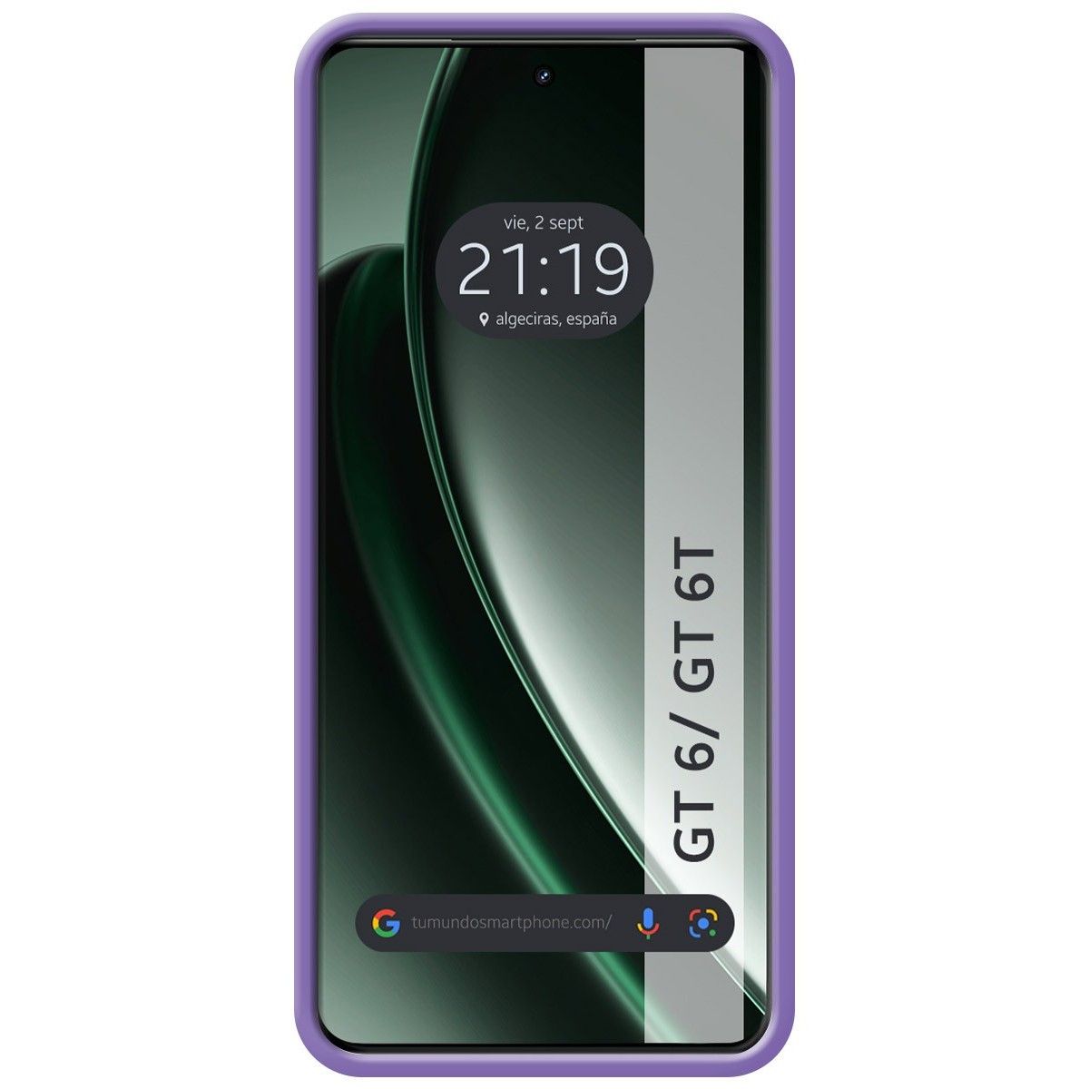 Funda Silicona Líquida Ultra Suave para Realme GT 6 / GT 6T 5G color Morada