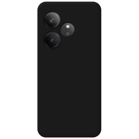 Funda Silicona Líquida Ultra Suave para Realme GT 6 / GT 6T 5G color Negra