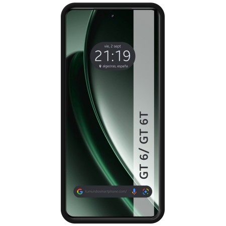 Funda Silicona Líquida Ultra Suave para Realme GT 6 / GT 6T 5G color Negra