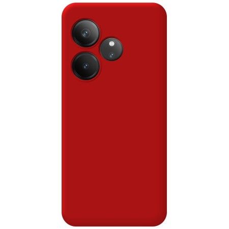 Funda Silicona Líquida Ultra Suave para Realme GT 6 / GT 6T 5G color Roja