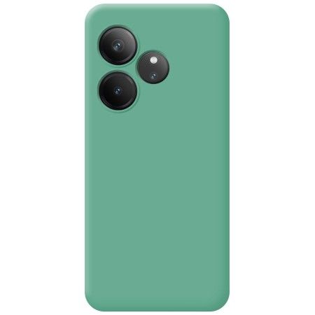 Funda Silicona Líquida Ultra Suave para Realme GT 6 / GT 6T 5G color Verde