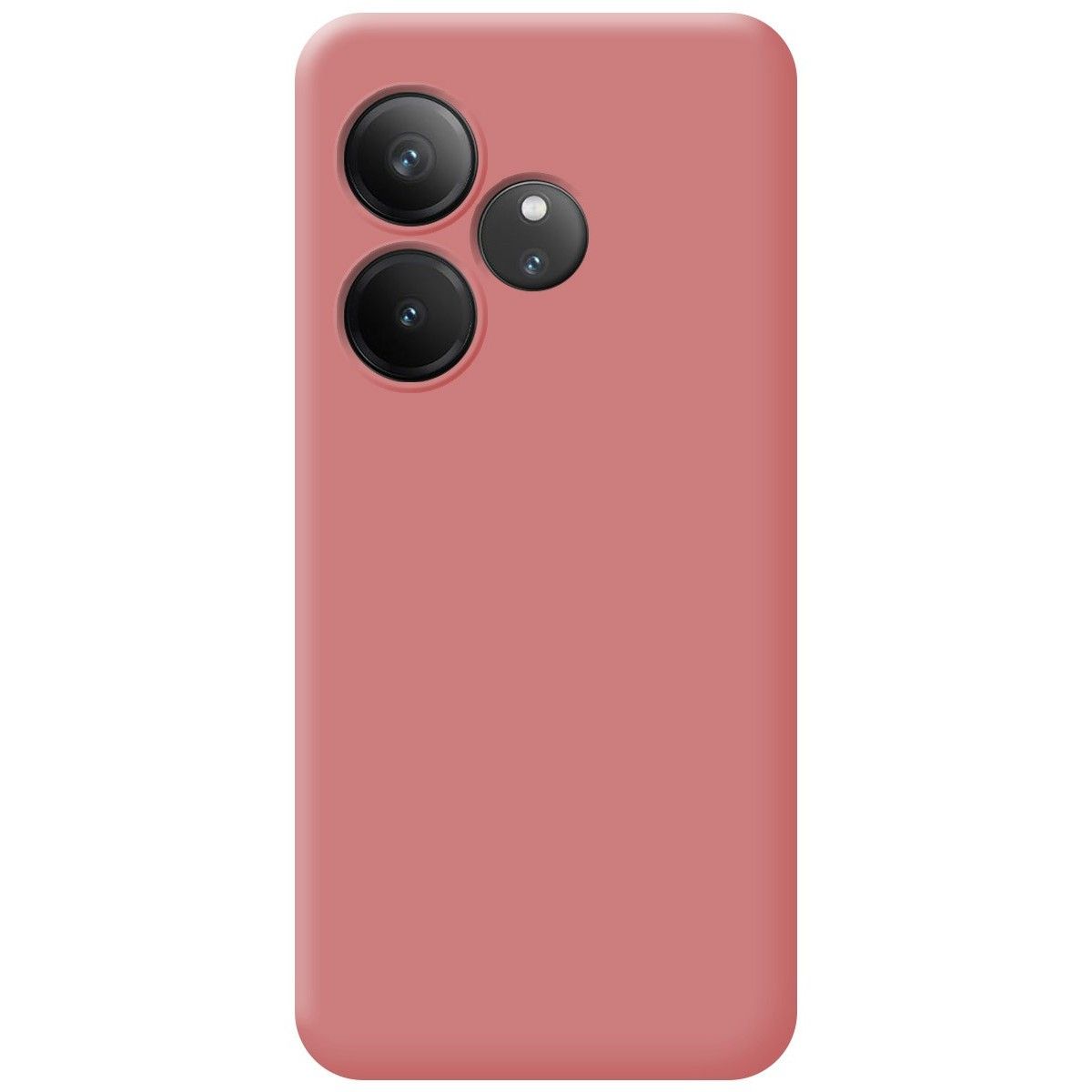 Funda Silicona Líquida Ultra Suave para Realme GT 6 / GT 6T 5G color Rosa
