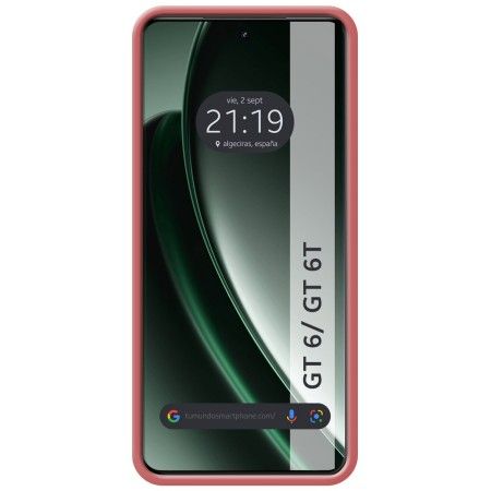 Funda Silicona Líquida Ultra Suave para Realme GT 6 / GT 6T 5G color Rosa