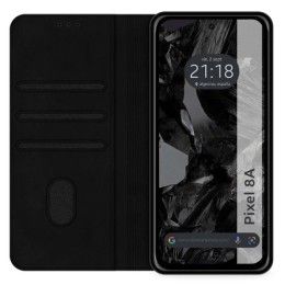 Funda Libro de Polipiel con tarjetero para Google Pixel 8a 5G color Negra 2