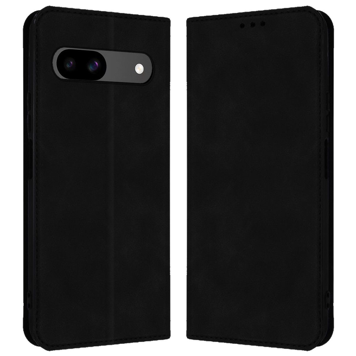 Funda Libro de Polipiel con tarjetero para Google Pixel 8a 5G color Negra