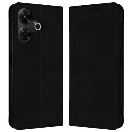 Funda Libro de Polipiel con tarjetero para Xiaomi Poco M6 4G color Negra