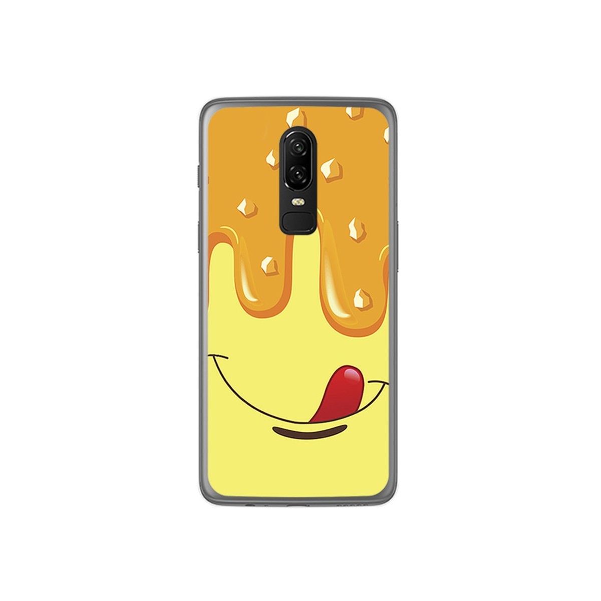 Funda Gel Tpu para Oneplus 6 Diseño Helado Vainilla Dibujos