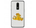 Funda Gel Tpu para Oneplus 6 Diseño Leones Dibujos