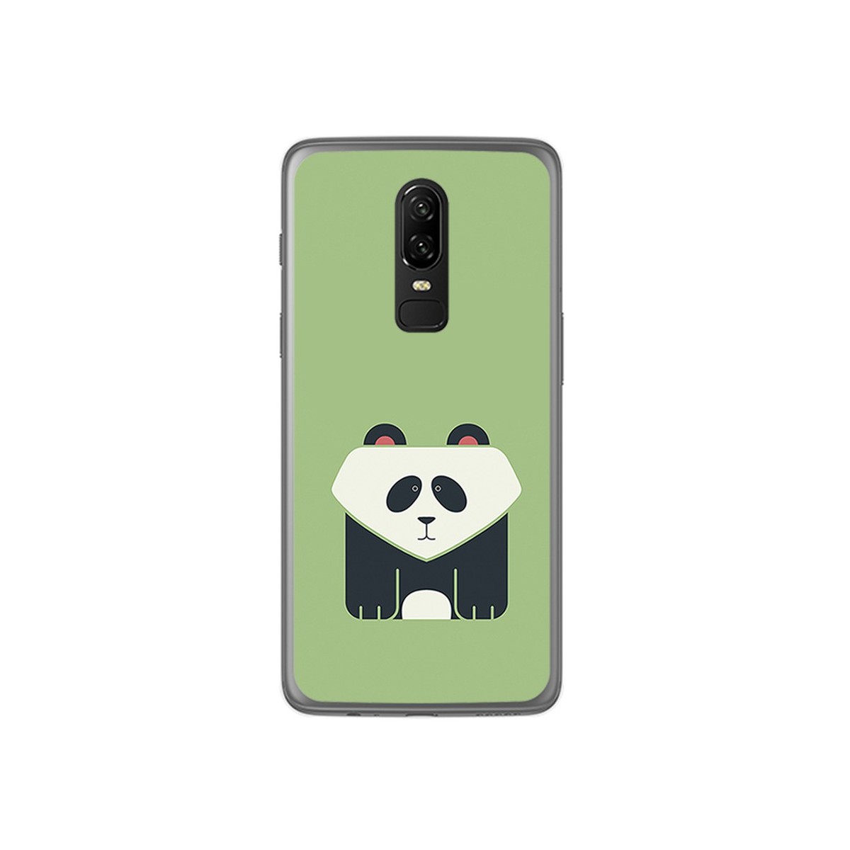 Funda Gel Tpu para Oneplus 6 Diseño Panda Dibujos