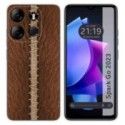 Funda Silicona para TECNO SPARK Go 2023 diseño Cuero 01 Dibujos