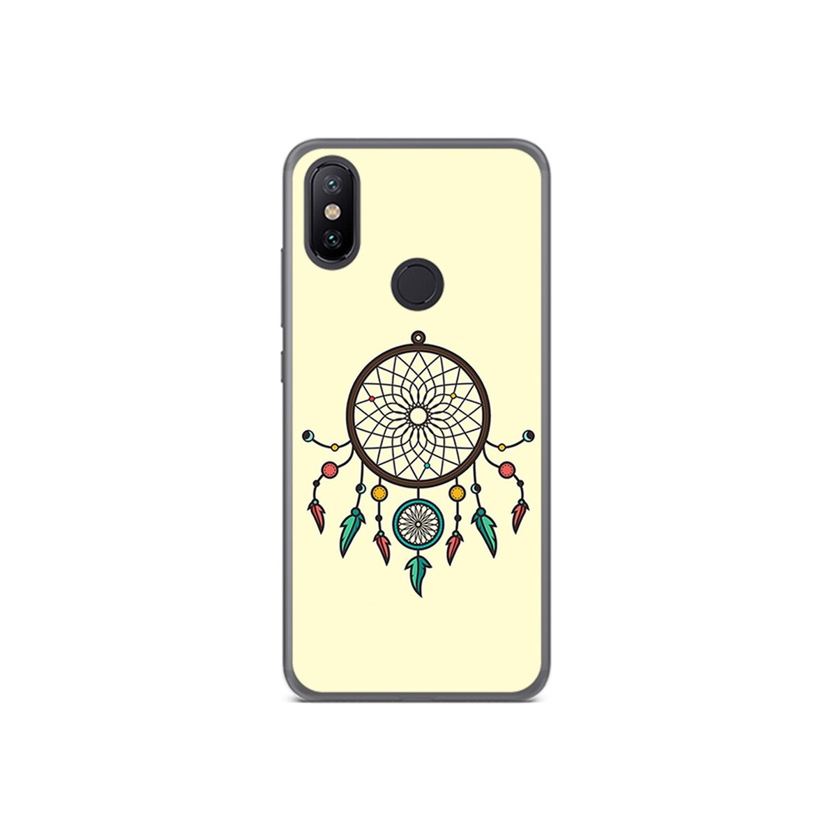 Funda Gel Tpu para Xiaomi Mi 6X / Mi A2 Diseño Atrapasueños Dibujos