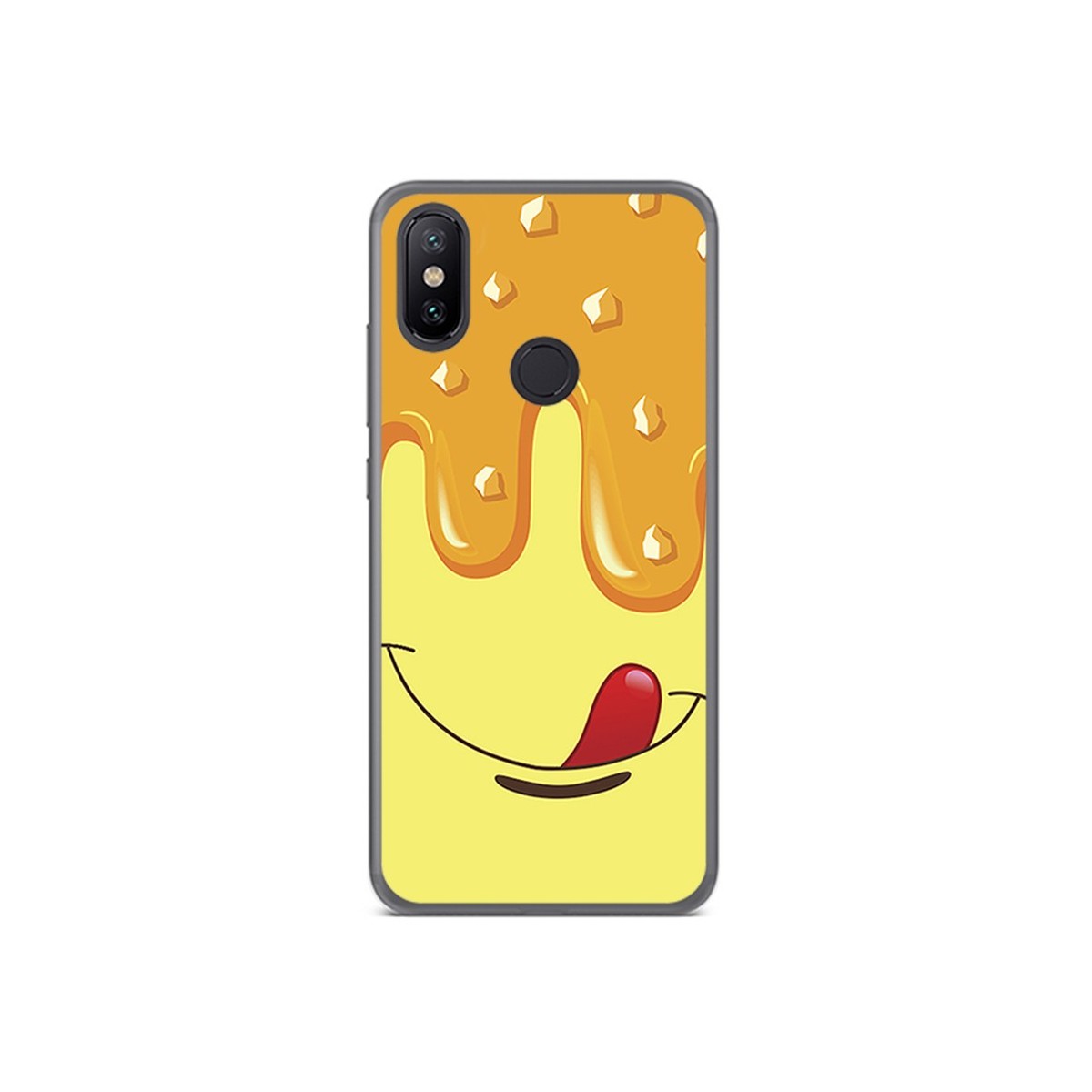 Funda Gel Tpu para Xiaomi Mi 6X / Mi A2 Diseño Helado Vainilla Dibujos