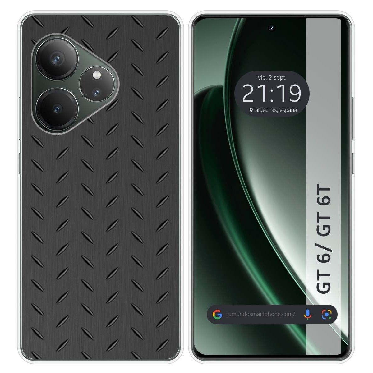 Funda Silicona para Realme GT 6 / GT 6T 5G diseño Metal Dibujos