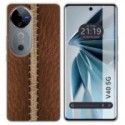 Funda Silicona para Vivo V40 5G diseño Cuero 01 Dibujos