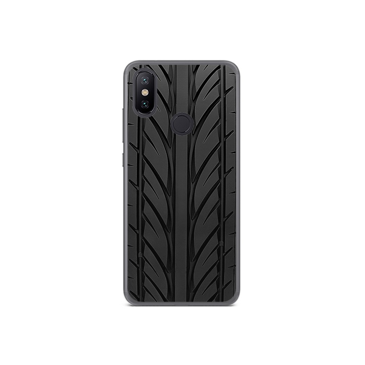 Funda Gel Tpu para Xiaomi Mi 6X / Mi A2 Diseño Neumatico Dibujos