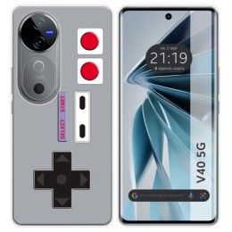 Funda Silicona para Vivo V40 5G diseño Consola Dibujos