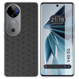 Funda Silicona para Vivo V40 5G diseño Metal Dibujos
