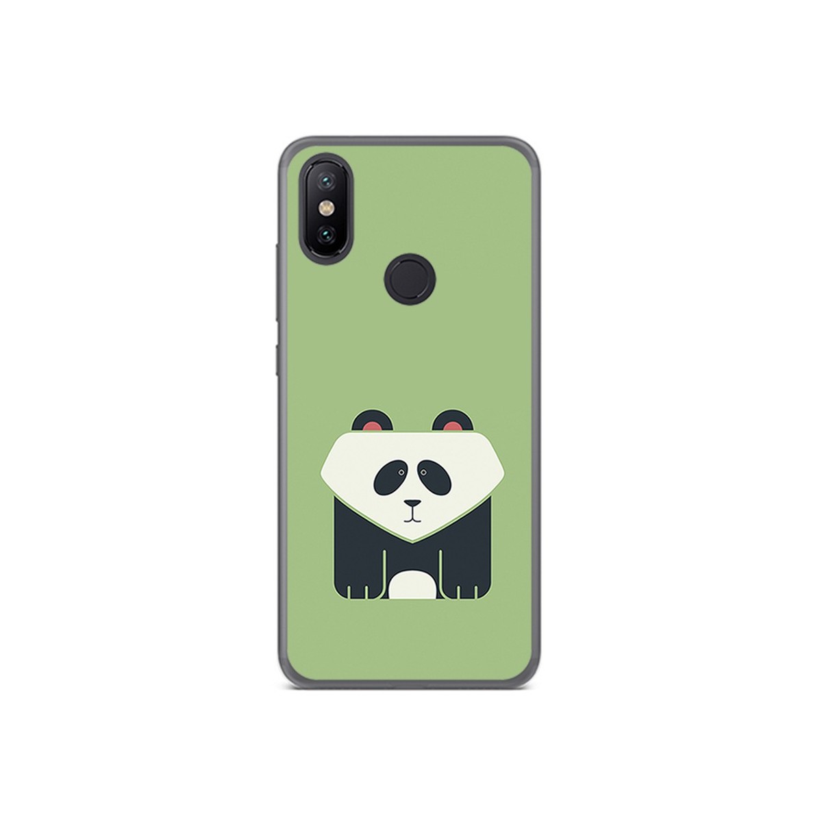 Funda Gel Tpu para Xiaomi Mi 6X / Mi A2 Diseño Panda Dibujos