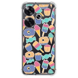 Funda Silicona Antigolpes para Xiaomi Poco F6 5G diseño Dulces 02 Dibujos