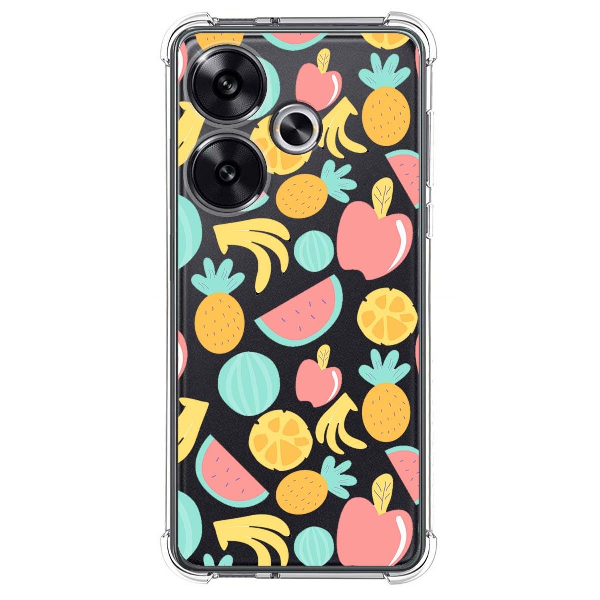 Funda Silicona Antigolpes para Xiaomi Poco F6 5G diseño Frutas 02 Dibujos