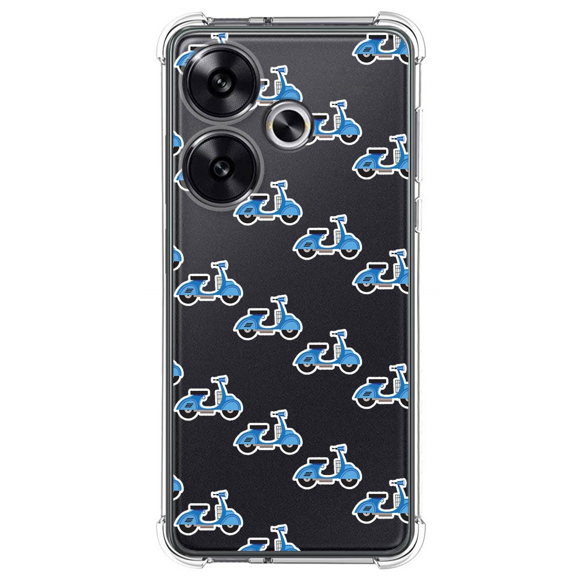 Funda Silicona Antigolpes para Xiaomi Poco F6 5G diseño Scooter Dibujos