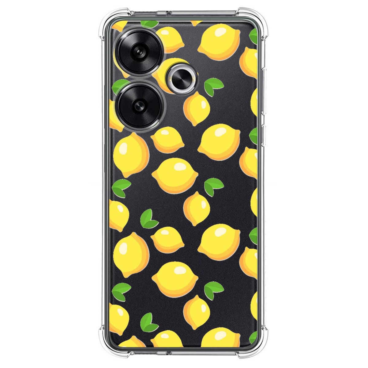 Funda Silicona Antigolpes para Xiaomi Poco F6 5G diseño Limones Dibujos
