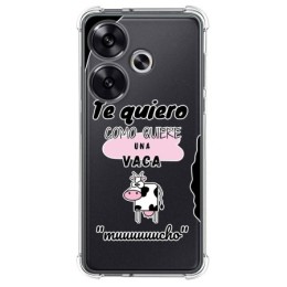 Funda Silicona Antigolpes para Xiaomi Poco F6 5G diseño Vaca Dibujos