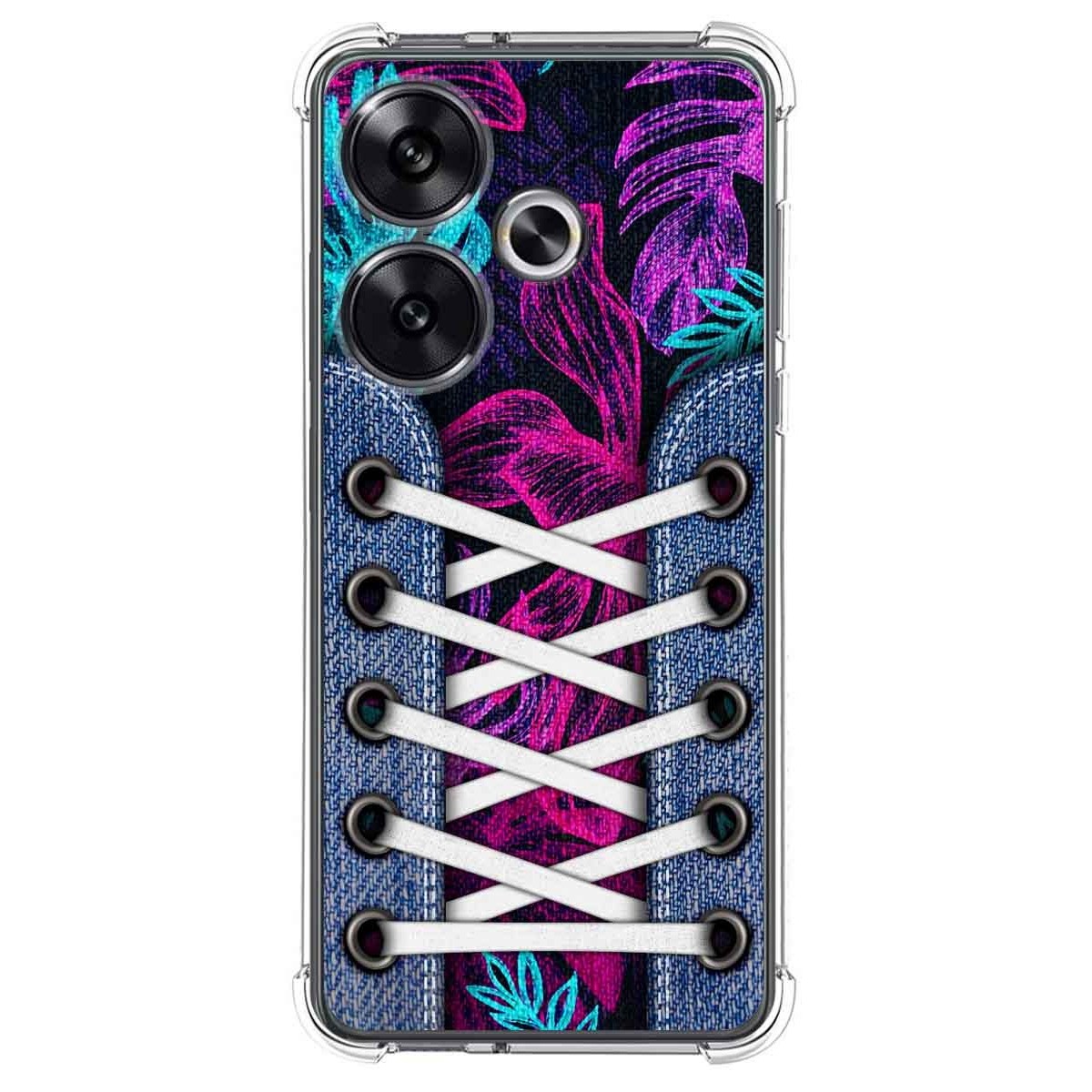 Funda Silicona Antigolpes para Xiaomi Poco F6 5G diseño Zapatillas 07 Dibujos