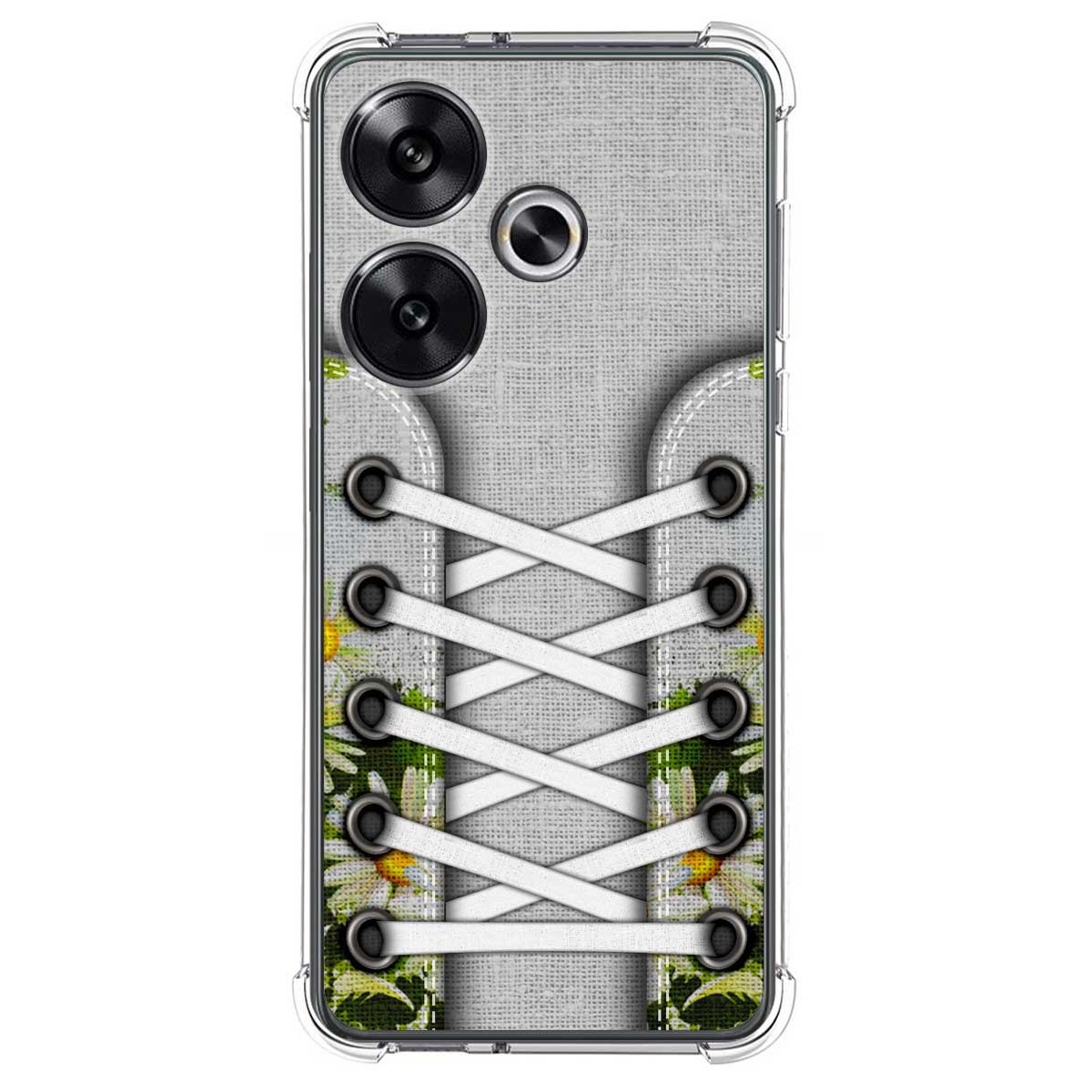 Funda Silicona Antigolpes para Xiaomi Poco F6 5G diseño Zapatillas 08 Dibujos